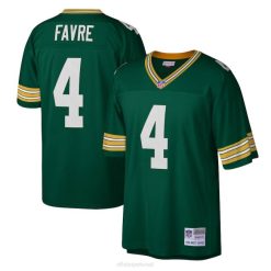 NFL Männer Green Bay Packers Brett Favre Mitchell & Ness Green 1996 Legacy Replica Trikot 4R0Z2437 Kleidung