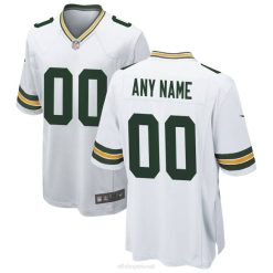 NFL Männer Green Bay Packers Nike weißes individuelles Spieltrikot 4R0Z247 Kleidung
