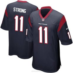 NFL Männer Houston Texans Jaelen Strong Nike Navy Game Jersey 4R0Z4977 Kleidung