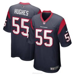 NFL Männer Houston Texans Jerry Hughes Nike Navy Game Spielertrikot 4R0Z7005 Kleidung