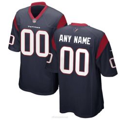 NFL Männer Houston Texans Nike Navy Custom Game Jersey 4R0Z267 Kleidung