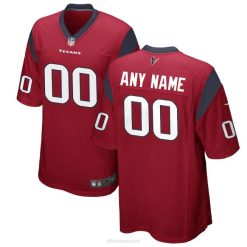 NFL Männer Houston Texans Nike Red Alternative Custom Game Jersey 4R0Z531 Kleidung