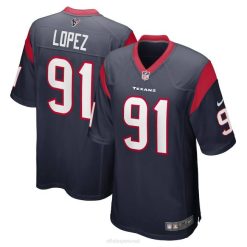 NFL Männer Houston Texans Roy Lopez Nike Navy Player Game Jersey 4R0Z4331 Kleidung