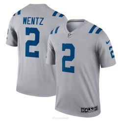 NFL Männer Indianapolis Colts Carson Wentz Nike Grey Inverted Legend Trikot 4R0Z2749 Kleidung