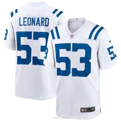 NFL Männer Indianapolis Colts Shaquille Leonard Nike weißes Game-Spieler-Trikot 4R0Z2773 Kleidung