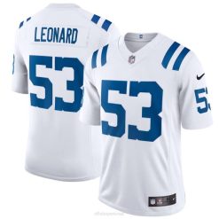 NFL Männer Indianapolis Colts Shaquille Leonard Nike White Vapor Limited Trikot 4R0Z2633 Kleidung