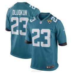 NFL Männer Jacksonville Jaguars Foyesade Oluokun Nike Teal Game Spielertrikot 4R0Z2131 Kleidung