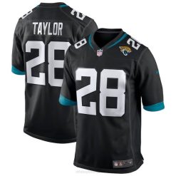 NFL Männer Jacksonville Jaguars Fred Taylor Nike Black Game Ruhestandsspieler-Trikot 4R0Z775 Kleidung