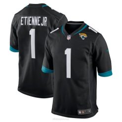 NFL Männer Jacksonville Jaguars Travis Etienne Nike schwarzes Spieltrikot 4R0Z403 Kleidung