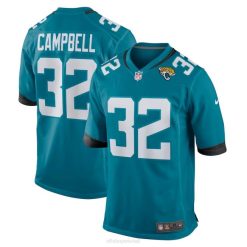 NFL Männer Jacksonville Jaguars Tyson Campbell Nike Teal Game Jersey 4R0Z2649 Kleidung
