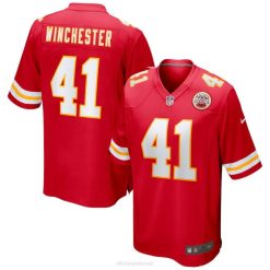 NFL Männer Kansas City Chiefs James Winchester Nike rotes Spieltrikot 4R0Z3249 Kleidung