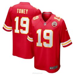 NFL Männer Kansas City Chiefs Kadarius Toney Nike Red Game Spielertrikot 4R0Z1139 Kleidung