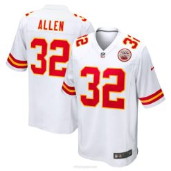 NFL Männer Kansas City Chiefs Marcus Allen Nike weißes Spieltrikot für pensionierte Spieler 4R0Z3283 Kleidung