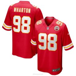 NFL Männer Kansas City Chiefs Tershawn Wharton Nike rotes Spieltrikot 4R0Z3643 Kleidung