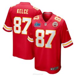 NFL Männer Kansas City Chiefs Travis Kelce Nike Red Super Bowl Lvii Patch Spieltrikot 4R0Z33 Kleidung