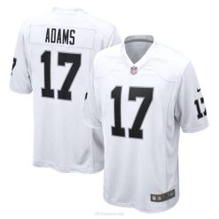 NFL Männer Las Vegas Raiders Davante Adams Nike weißes Spieltrikot 4R0Z283 Kleidung