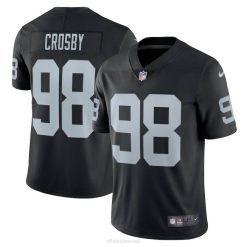 NFL Männer Las Vegas Raiders Maxx Crosby Nike Black Limited Trikot 4R0Z39 Kleidung