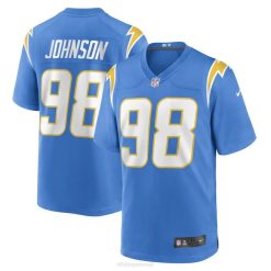 NFL Männer Los Angeles Chargers Austin Johnson Nike Powder Blue Game Spielertrikot 4R0Z6697 Kleidung