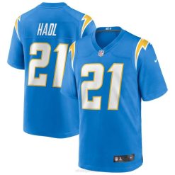 NFL Männer Los Angeles Chargers John Hadl Nike Powder Blue Game Trikot für pensionierte Spieler 4R0Z5341 Kleidung