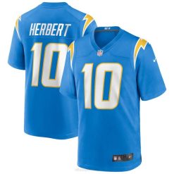 NFL Männer Los Angeles Chargers Justin Herbert Nike Powder Blue Player Game Jersey 4R0Z101 Kleidung