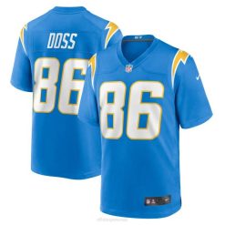 NFL Männer Los Angeles Chargers Keelan Doss Nike Powder Blue Heimspiel-Spielertrikot 4R0Z6039 Kleidung