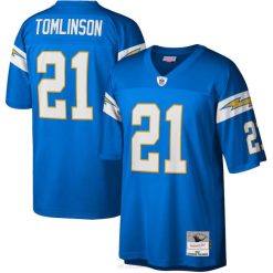 NFL Männer Los Angeles Chargers Ladainian Tomlinson Mitchell & Ness Powder Blue 2009 Legacy Replica Trikot 4R0Z3641 Kleidung