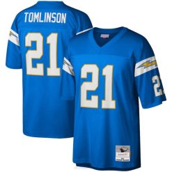 NFL Männer Los Angeles Chargers Ladainian Tomlinson Mitchell & Ness puderblaues Legacy-Replika-Trikot 4R0Z1555 Kleidung