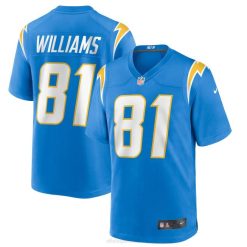 NFL Männer Los Angeles Chargers Mike Williams Nike Powder Blue Spieltrikot 4R0Z2391 Kleidung