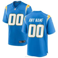 NFL Männer Los Angeles Chargers Nike Powder Blue Custom Game Jersey 4R0Z227 Kleidung