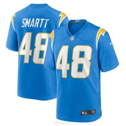 NFL Männer Los Angeles Chargers Stone Smartt Nike Powder Blue Game Player-Trikot 4R0Z4773 Kleidung
