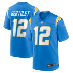 NFL Männer Los Angeles Chargers Taylor Bertolet Nike Powder Blue Heimspiel-Spielertrikot 4R0Z5597 Kleidung