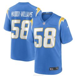 NFL Männer Los Angeles Chargers Tyreek Maddox-Williams Nike Powder Blue Game Spielertrikot 4R0Z5957 Kleidung
