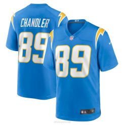 NFL Männer Los Angeles Chargers Wes Chandler Nike Powder Blue Trikot für pensionierte Spieler 4R0Z3423 Kleidung