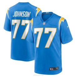 NFL Männer Los Angeles Chargers Zion Johnson Nike Powder Blue Player Game Jersey 4R0Z2503 Kleidung