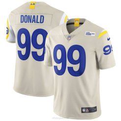 NFL Männer Los Angeles Rams Aaron Donald Nike Bone Vapor Limited Trikot 4R0Z1185 Kleidung