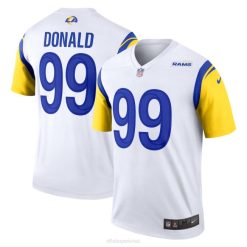 NFL Männer Los Angeles Rams Aaron Donald Nike White Legend Trikot 4R0Z1747 Kleidung