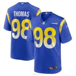 NFL Männer Los Angeles Rams Brayden Thomas Nike Royal Game Spielertrikot 4R0Z6633 Kleidung