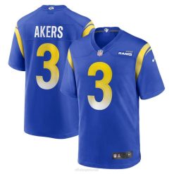 NFL Männer Los Angeles Rams Cam Akers Nike Royal Spieltrikot 4R0Z2691 Kleidung