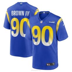 NFL Männer Los Angeles Rams Earnest Brown IV Nike Royal Game Spielertrikot 4R0Z4787 Kleidung