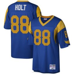 NFL Männer Los Angeles Rams Torry Holt Mitchell & Ness Royal 1999 Legacy Replika-Trikot 4R0Z1867 Kleidung