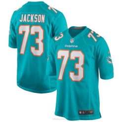 NFL Männer Miami Dolphins Austin Jackson Nike Aqua Game Trikot 4R0Z3743 Kleidung