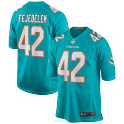 NFL Männer Miami Dolphins Clayton Fejedelem Nike Aqua Game Trikot 4R0Z6057 Kleidung