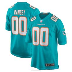 NFL Männer Miami Dolphins Jalen Ramsey Nike Aqua Team Color Game Trikot 4R0Z177 Kleidung