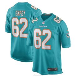 NFL Männer Miami Dolphins James Empey Nike Aqua Game Spielertrikot 4R0Z6423 Kleidung