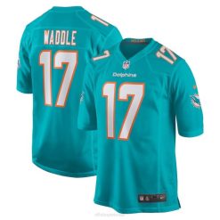 NFL Männer Miami Dolphins Jaylen Waddle Nike Aqua Game Trikot 4R0Z295 Kleidung