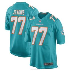 NFL Männer Miami Dolphins John Jenkins Nike Aqua Game Spielertrikot 4R0Z6147 Kleidung