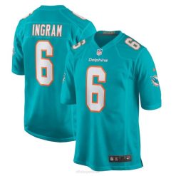 NFL Männer Miami Dolphins Melvin Ingram Nike Aqua Heimspiel-Spielertrikot 4R0Z6701 Kleidung