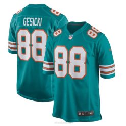 NFL Männer Miami Dolphins Mike Gesicki Nike Aqua Alternative Game Trikot 4R0Z433 Kleidung