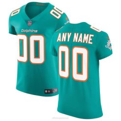 NFL Männer Miami Dolphins Nike Aqua Vapor Untouchable Elite Custom Jersey 4R0Z1159 Kleidung