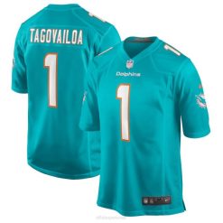 NFL Männer Miami Dolphins tua tagovailoa nike aqua game trikot 4R0Z159 Kleidung
